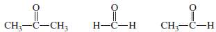 List the following compounds in order of decreasing wavenumber of