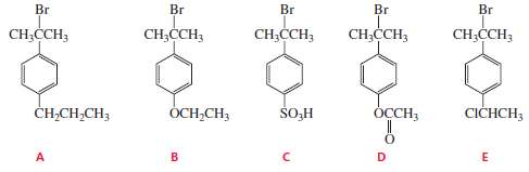 The following tertiary alkyl bromides undergo an SN1 reaction in