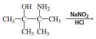 A. Explain why the following reaction leads to the products