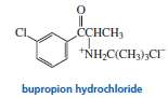 Bupropion hydrochloride is an antidepressant marketed under the trade name