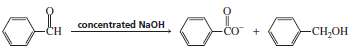A Cannizzaro reaction is the reaction of an aldehyde that
