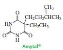 Amobarbital is a sedative marketed under the trade name Amytal®.