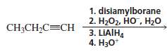 Give the products of the following reactions. Indicate whether each