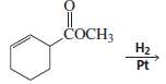 Give the products of the following reactions (assume that excess
