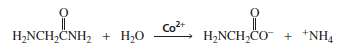 The hydrolysis of glycinamide is catalyzed by [Co(ethylenediamine)2]2+ Propose a