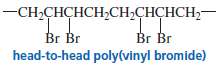 How could head-to-head poly(vinyl bromide) be synthesized?