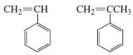 List the following groups of monomers in order of decreasing