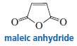 Explain why maleic anhydride reacts rapidly with 1,3-butadiene but does