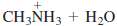 Calculate the equilibrium constant for the acid-base reactions between the