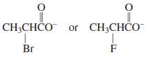 For each of the following compounds, indicate which is the
