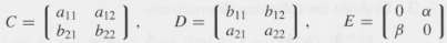 Let A and B be 2 Ã— 2 matrices and