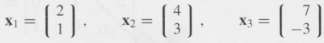 Given the vectors
(a) Show that x1 and x2 form a