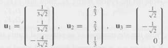 Let
(a) Show that {u1, u2, u3} is an orthonormal basis