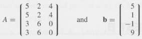 Let
The singular value decomposition of A is given by
Use the