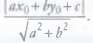 Show that the shortest distance from P0(x0, y0) to the