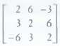 Normalize the rows to make each of the following matrices