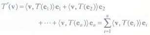 Let B = {e1, e2,..., en} be an orthonormal basis