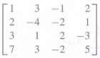 For each of the following matrices, find a matrix of