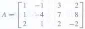 Find the orthogonal complement of the null space of A.
(a)
