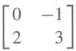 For each of the following matrices find, if possible, a