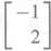 Find a 2 ( 2 non-diagonal matrix whose eigenvalues are