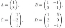 A block matrix has the form
In which A, B, C,