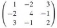 Which of the following matrices are regular?
(a)
(b)
(c)
(d)
(e)