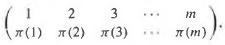 Explain how to write down the inverse permutation using the