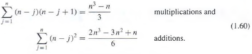 Use induction to prove the summation formulae (1.60). (1.61) and