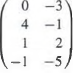 Write out a P A = LU factorization for each