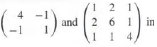 (a) Prove that any regular symmetric matrix can be decomposed