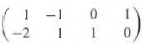 Find the orthogonal projection of
v = (1, 2, - 1,