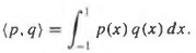Let V = P(4) denote the space of quartic polynomials,