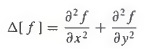 Prove that the Laplacian operator
defines a linear function on the