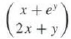 Explain why the following functions F: R2 †’ R2 are