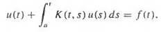 Answer Exercise 7.4.2 for the Volterra integral equation
where a ‰¤
