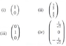 An elementary reflection matrix has the form Q = I
