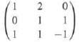 Find the pseudoinverse of the following matrices:
(a)
(b)
(c)
(d)
(e)
(f)
(g)