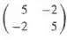 Find eA when A =
(a)
(b)
(c)
(d)
(e)