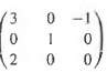 Which of the listed coefficient matrices defines a linear iterative