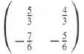 Compute the ˆž matrix norm of the following matrices. Which