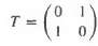 Explain why the irregular Markov process with transition matrix
does not