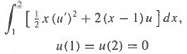Which of the following quadratic functionals possess a unique minimizer