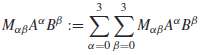 (a) Given an arbitrary set of numbers {MÎ±Î² ; Î±