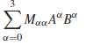 (a) Given an arbitrary set of numbers {MÎ±Î² ; Î±