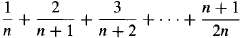 Express each of the following using the summation (or Sigma)