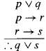 (a) Given primitive statements p, q, r, show that the