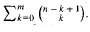 For n ‰¥ 0, let m = [(n + 1)/2].