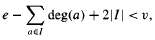 Let G = (V, E) be an undirected graph with