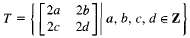 Let S and T be the following subsets of the